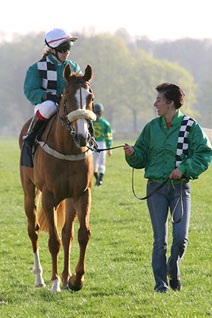 Skin Man auf dem Weg zur Startmaschine  - Foto: Sandra Scherning